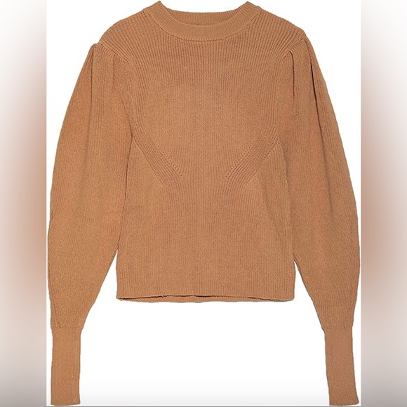 ZARA knit puff sleeve sweater . - Picture 6 of 8